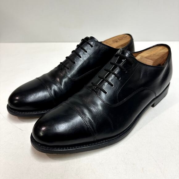 VERY GOOD Grant Stone x J. Crew Oxford Bench Made Cap Toe Black 11.5 - Picture 2 of 12